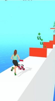 抖音高跟女孩跑跳小游戏安卓版（Girl Jumper）图片1
