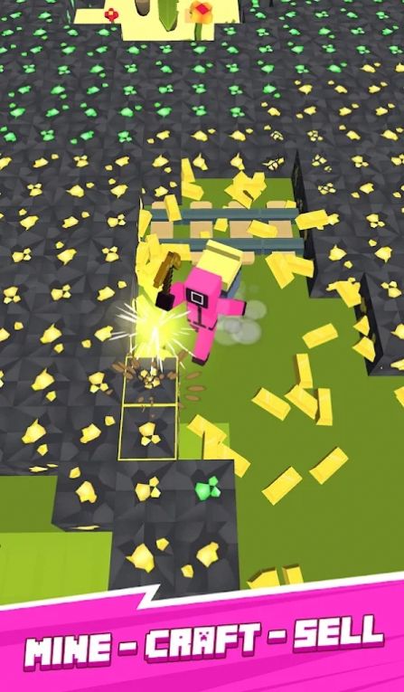 工艺矿工石块世界游戏官方版(Craft Miner: Stone Block World)图片1