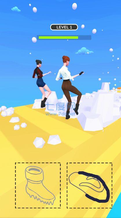 选鞋赛跑游戏