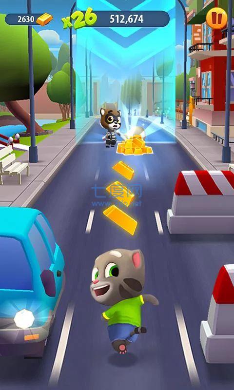 汤姆猫跑酷无限金币版破解版截图2
