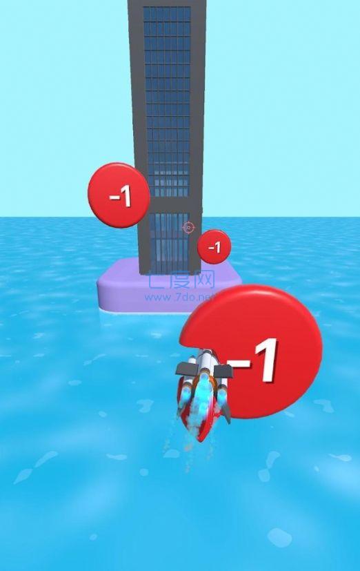 火箭破坏跑游戏截图1
