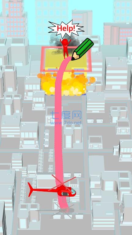 画线空中救援游戏截图0