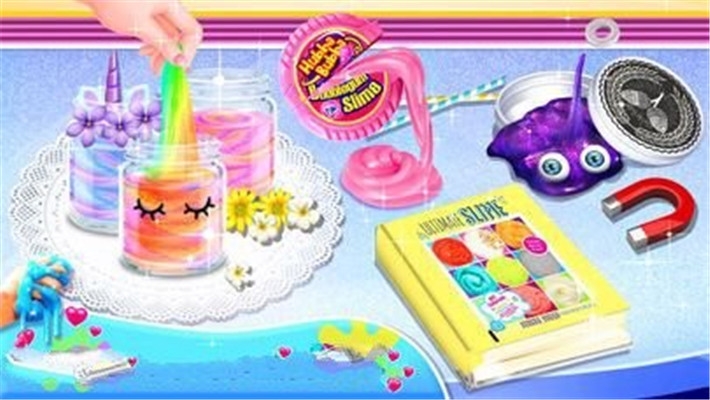 Unicorn Slime DIY Cooking Games(史莱姆模拟器独角兽版)截图2