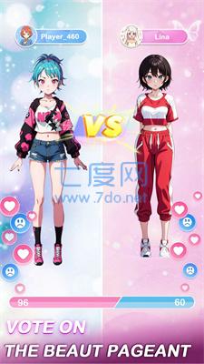 动漫少女Anime DressUpGamesMoeGirls截图1