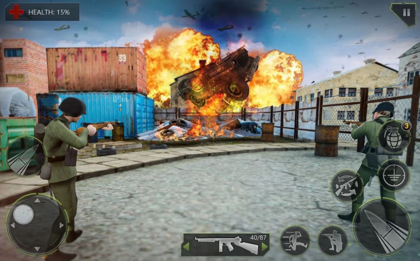 二战射手军队召唤游戏安卓版(Call of Army WW2 Shooter) 图片1