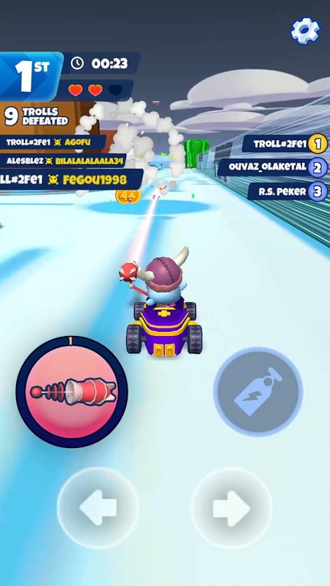 巨魔脸任务卡丁车战争游戏中文版（TFQ Kart Wars）图片1