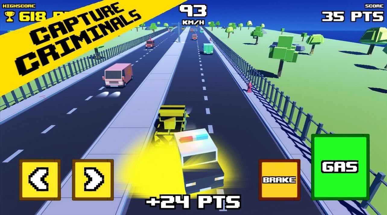 疯狂之路警方追捕游戏官方版(Crazy Road: Police Chase)  v5.3.1