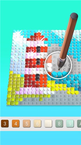 像素数字填色截图2