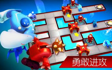 机器人小队能攻能守的塔防 1.7.0 无限星星水晶版