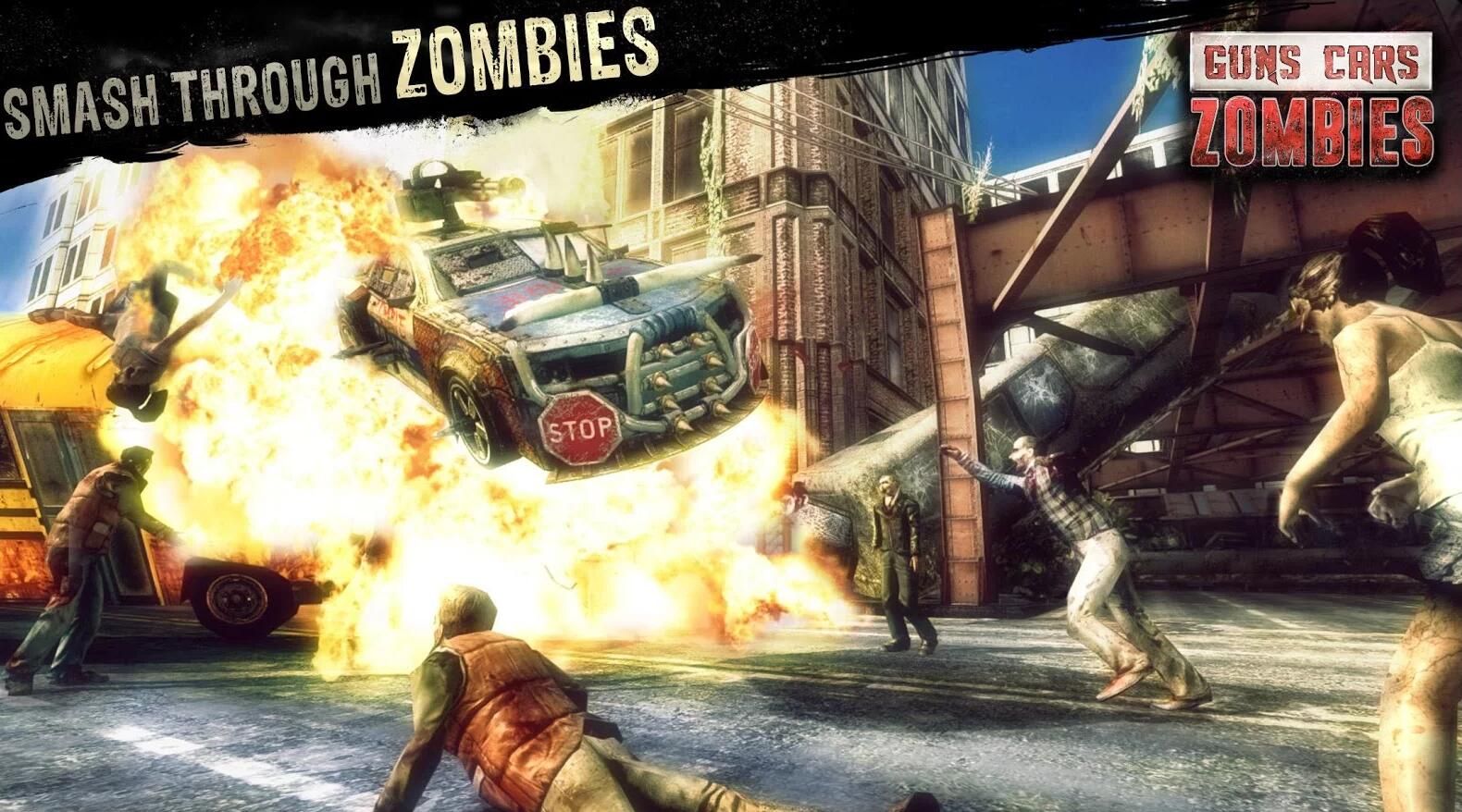 僵尸碾压者安卓官方版游戏下载（Guns Cars and Zombies）  v4.3.3