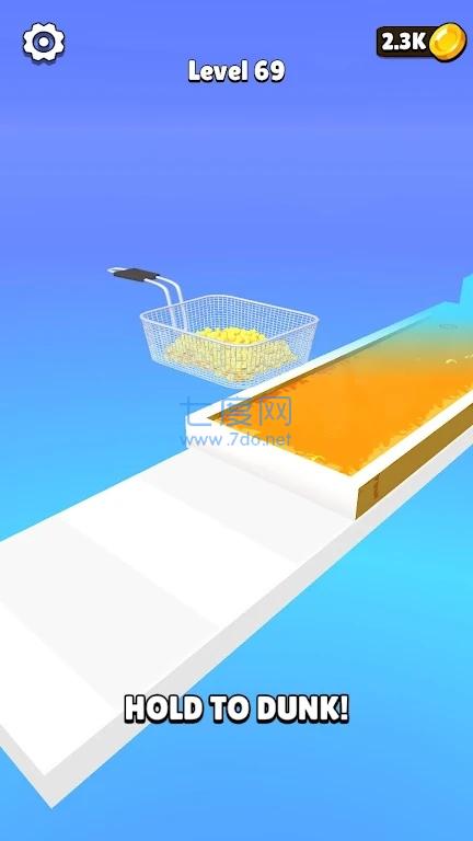 煎炸奔跑3D游戏