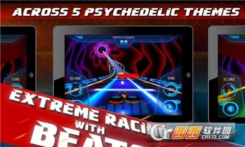 Extreme Racing with Beats 3D(3D极限节拍赛车)截图2