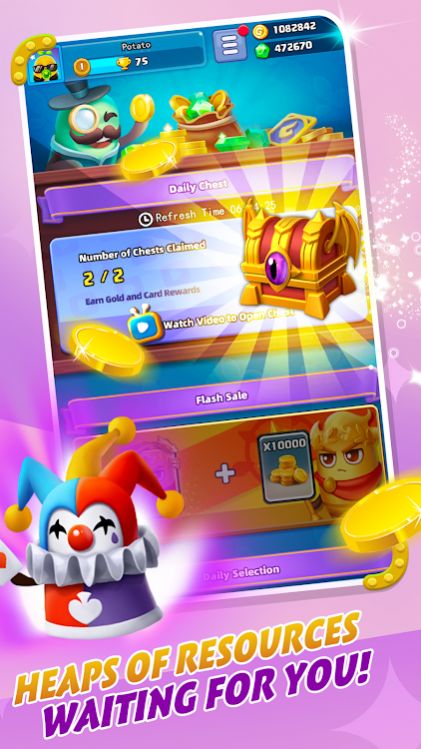 马铃薯冲突免费金币免费钻石中文最新版  v3.0.1