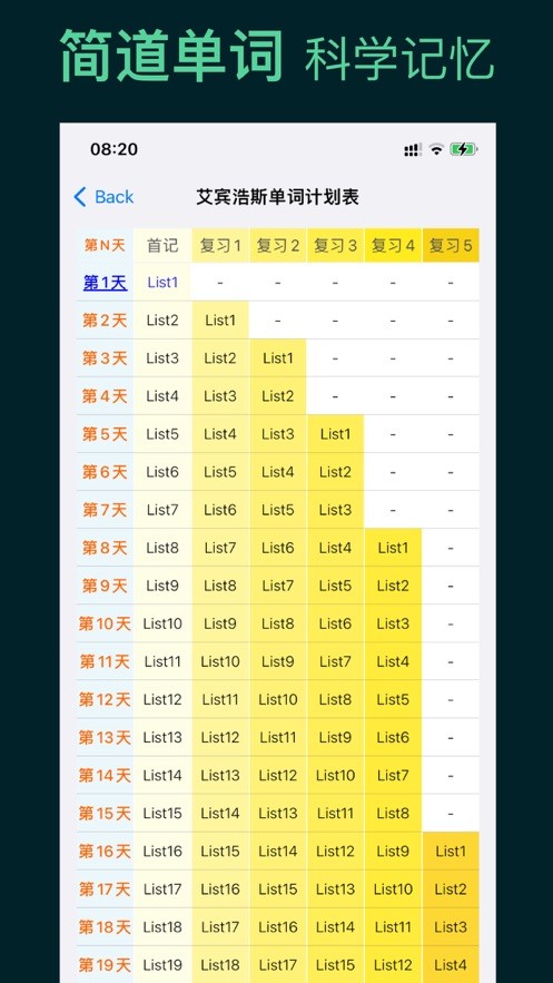 简道单词截图0