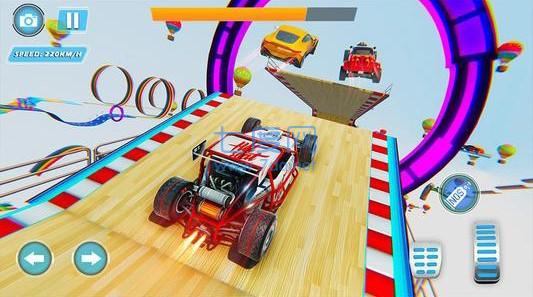 坡道汽车特技汽车3D截图2