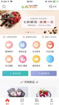 七彩鲜花截图0