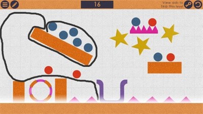 绘制物理球游戏安卓最新版（Draw Physics Puzzle）图片1