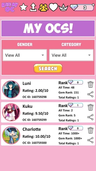 Rate My OC截图1