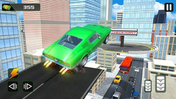 超级英雄棘手的汽车特技游戏中文版(Spiderman Car Stunt)图片1