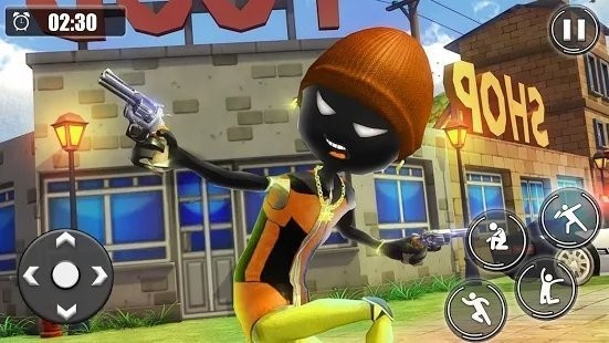 黑帮火柴人绳索英雄