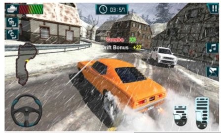 雪地漂移竞速截图2