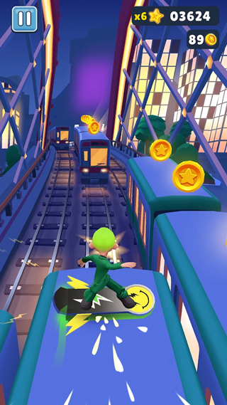 地铁跑酷国际服无限金币无限钥匙版(Subway Surf)截图2