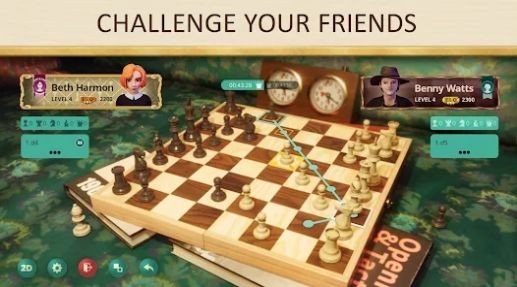 后翼弃兵棋盘对战截图1