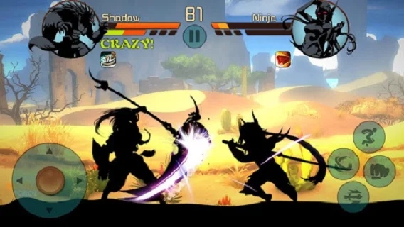 暗影之战街头格斗王者手机版(shadow warrior hero kingdom fight)截图1