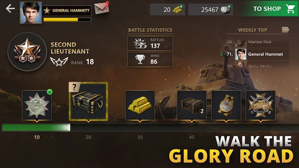 坦克冲锋:PvP竞技场 v2.00.006