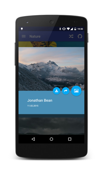 Unsplash (壁纸分享) 版本：v1.0.0