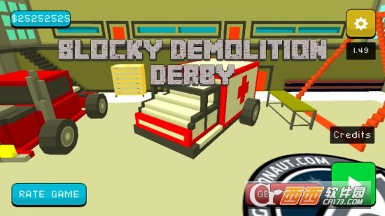 Blocky Demolition方块车撞击赛 v1.50 修改版