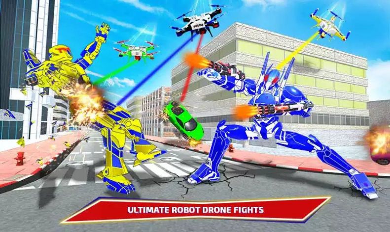 警车机器人汽车游戏安卓版  v5.5.1