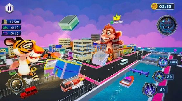 疯狂的动物城市破坏游戏截图0