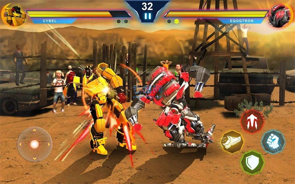 Steel Robot Ring Fighting