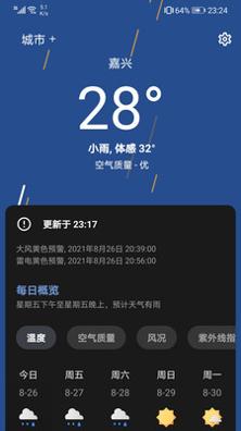 芒果天气预报截图0