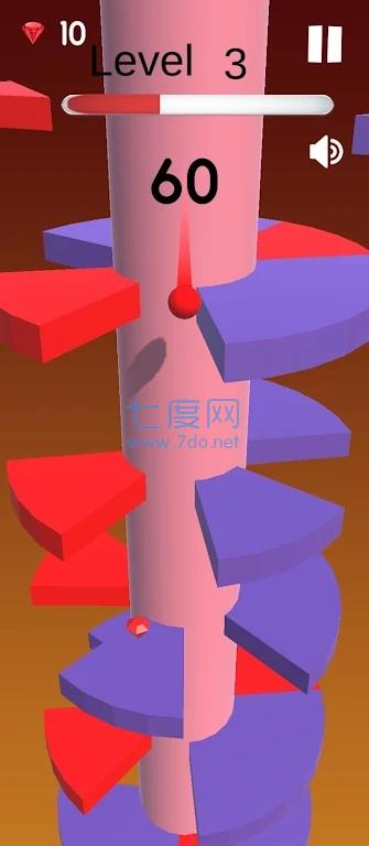 螺旋跳球游戏截图2