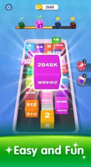2048幸运立方体游戏中文版（2048 Lucky Cube）图片1