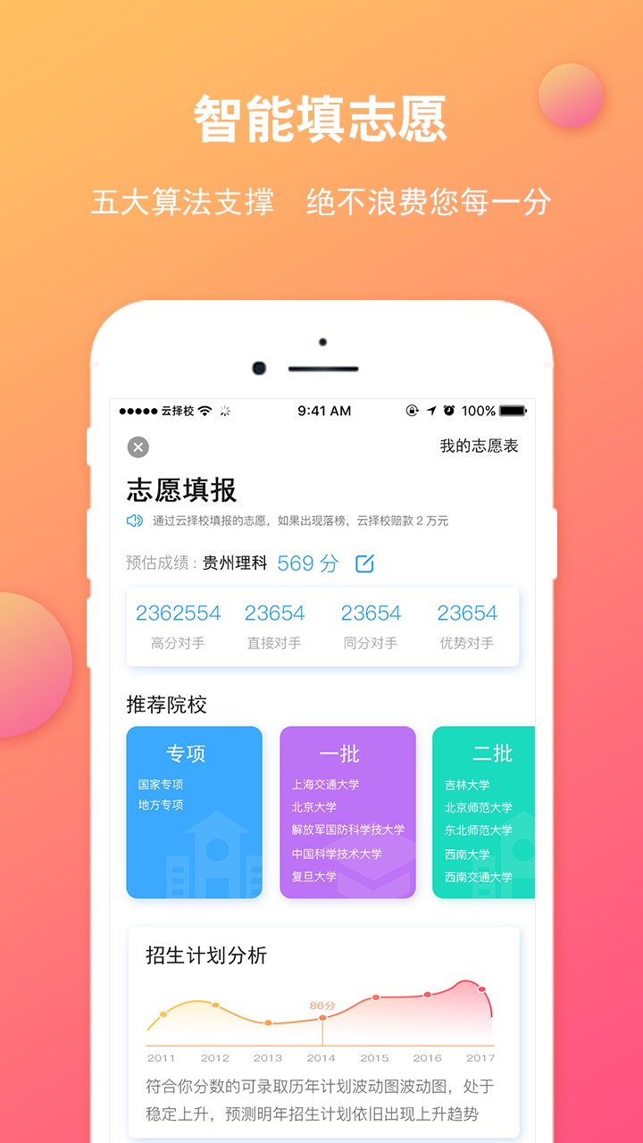 云择校高考志愿填报  v6.6.11
