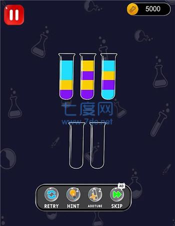将水分类颜色拼图WaterSortColorPuzzle Game截图2