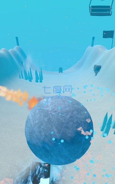地滚雪球游戏