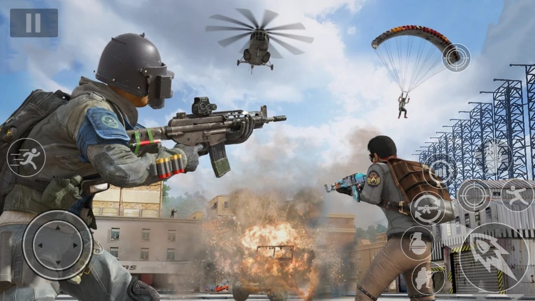 特种兵跳伞吃鸡截图1