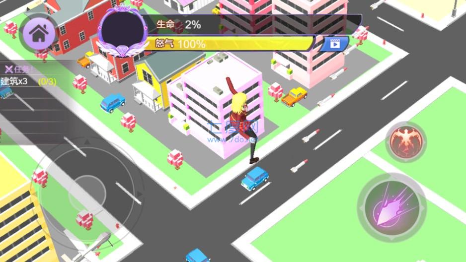 樱花巨人破坏城市游戏截图1