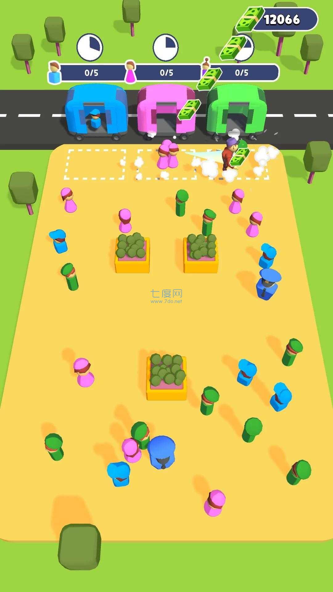对乘客进行排序截图0