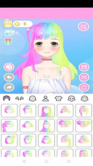 粉彩萌娘换装系统截图2
