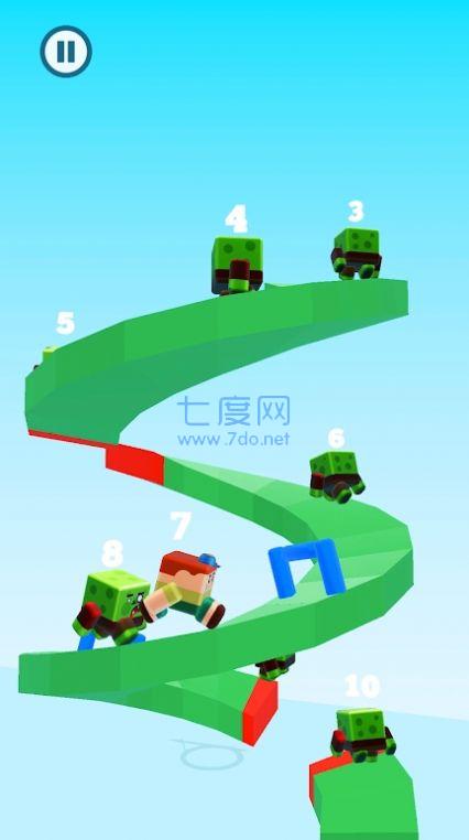 旋梯跑酷游戏