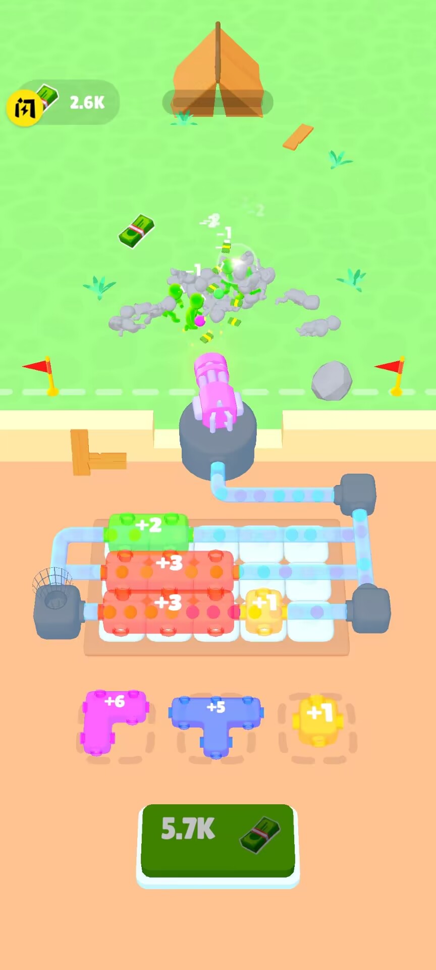 按钮群战截图1