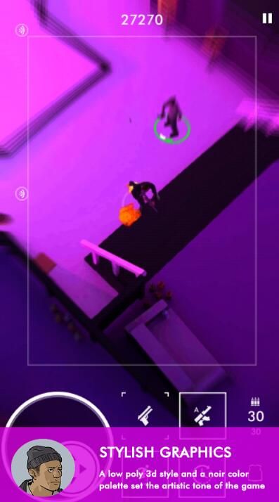 Neon Noir IOS中文版下载无限弹药中文版游戏 截图0