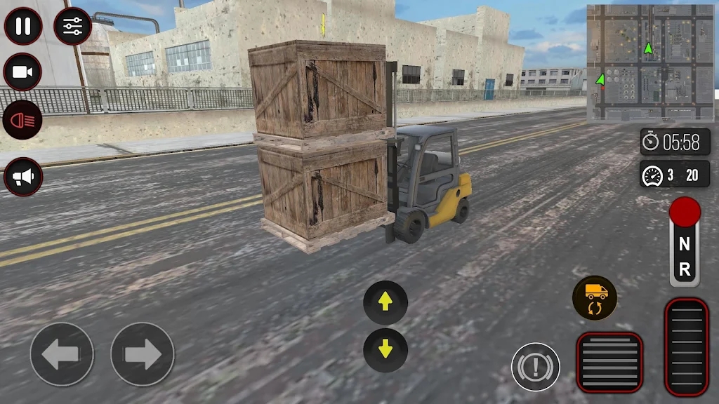 叉车运输托送游戏中文版（Truck And Forklift Simulator）  v3.0.2