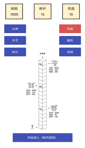 女娲捏人游戏