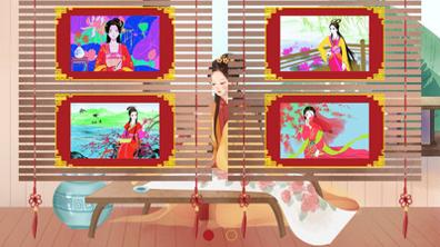 公主古装涂色截图0